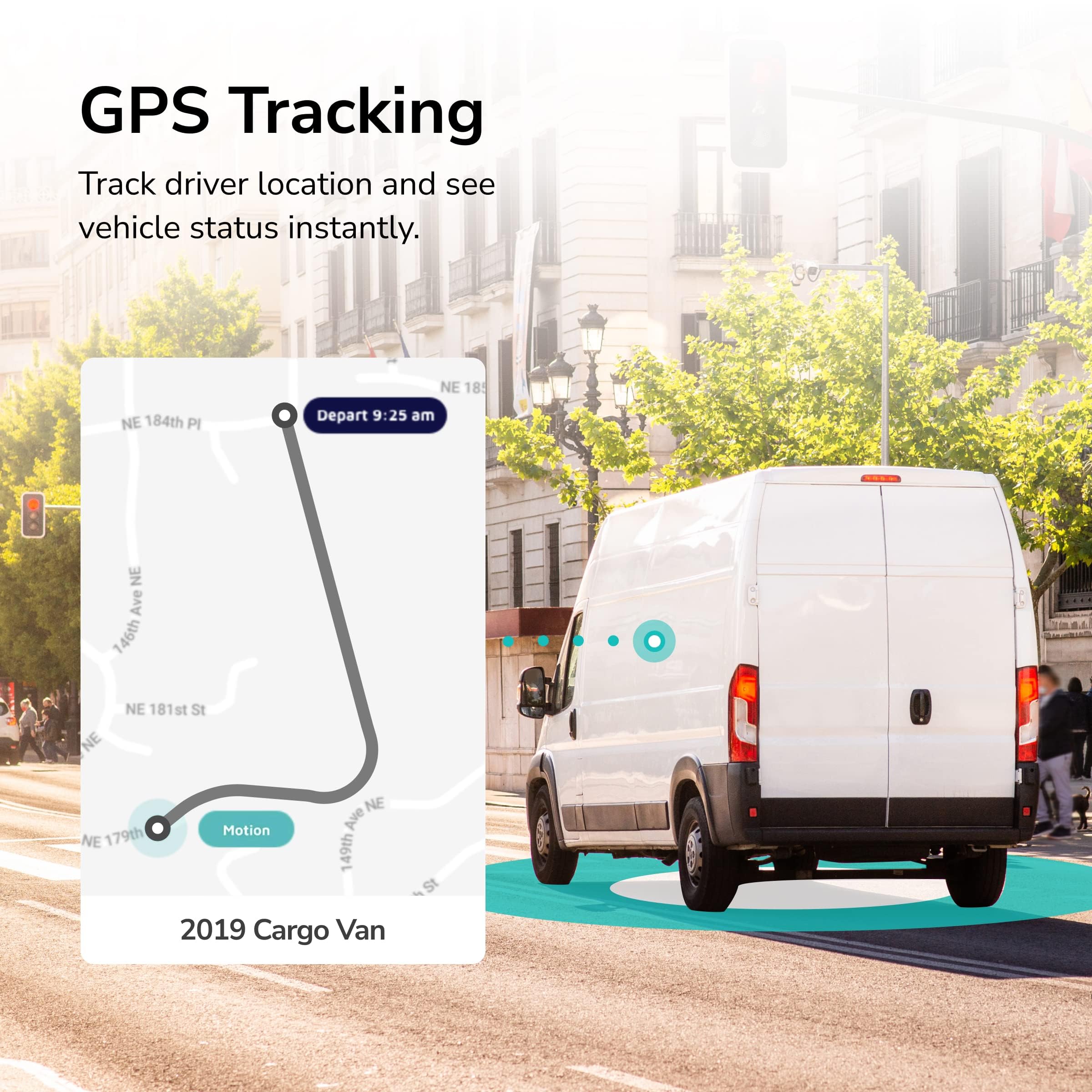 Kayo Business Fleet, GPS Tracker for Vehicles, 4G LTE & 5G, Real-Time GPS Tracking, 14-Day Free Trial, Simple Activation, Simple Plug-in Car GPS Tracker - (1 Device)