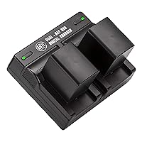 BM 2 BP-820 Batteries and Dual Battery Charger for Canon VIXIA HF G50, HF G60, HF G70, XA40, XA45, XA50, XA55, HFG30, HFG40, HFM301, HFM41, HFM400, XA10, XA11, XA15, XA20, XA25, XA60, XA65, XA70, XA75