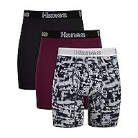 Hanes Men's Comfort Flex Fit Boxer Brief Pack, Supportive Pouch, 3-Pack