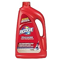 Resolve Professional Steam Carpet Cleaner Solution Shampoo, 96oz, 2X Concentrate, Safe for Bissell, Hoover & Rug Doctor, Carpet Cleaner, Carpet Cleaner Solution (Pack of 1)