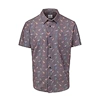Flylow Men's Wild Child Shirt - Button-Up, Short Sleeve UPF Shirt for Hiking & Casual Wear