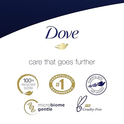 Dove Body Wash With Skin Natural Nourishers for Instantly Soft Skin and Lasting Nourishment Deep Moisture Sulfate Free 22 oz, 4 Count