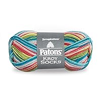 Patons Kroy Socks Yarn - (1) Gauge - 1.75 oz - Meadow - For Crochet, Knitting & Crafting