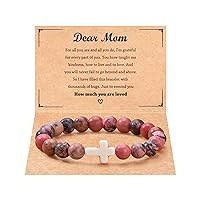 Tarsus Mothers Day Gifts for Mom/Sister/Friends, Cross Bracelet for Women Perfect Christmas Birthday Gifts Ideas