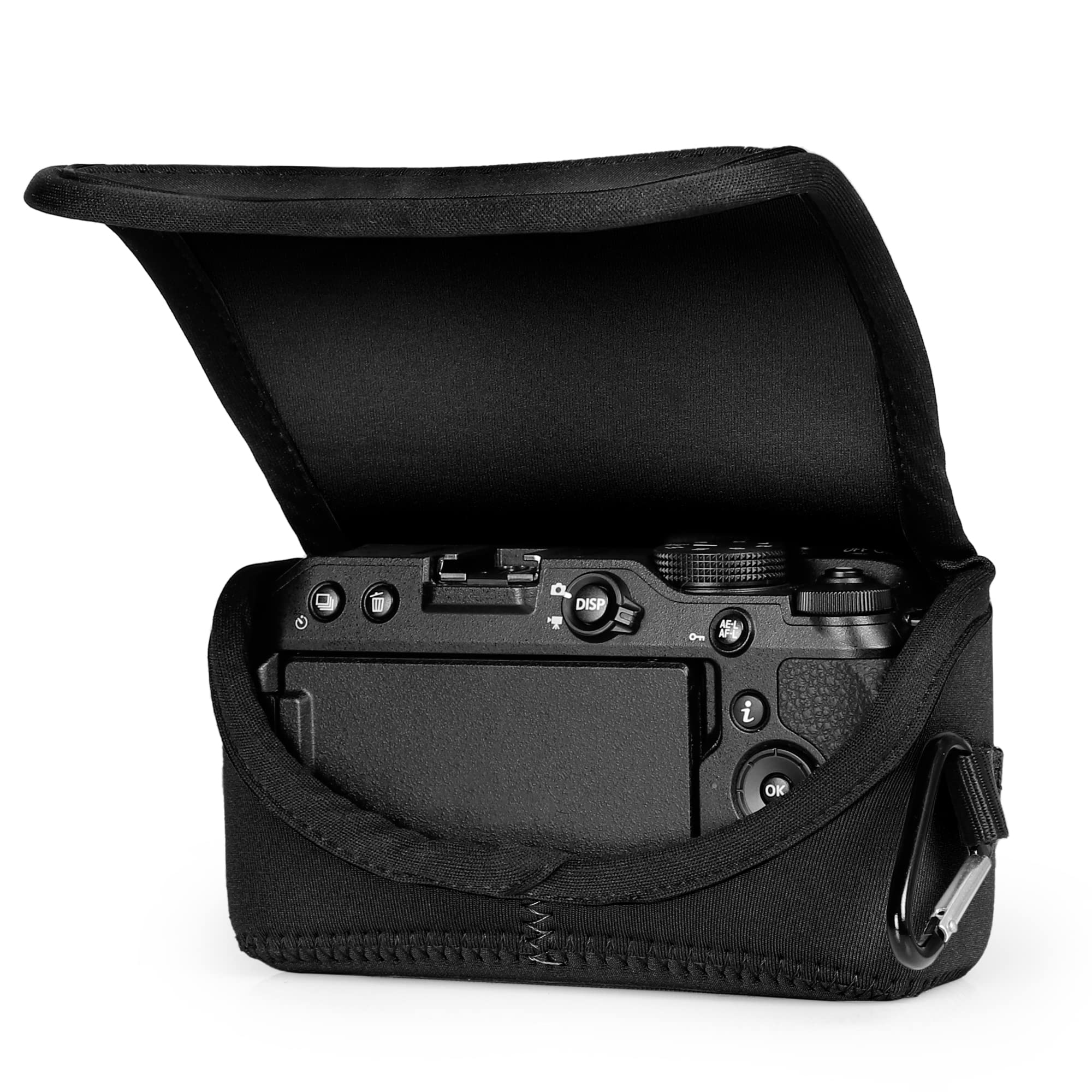 MegaGear Ultra Light Neoprene Camera Case Compatible with Nikon Z30 (16-50mm) (Black)
