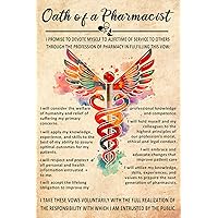Oath Of A Pharmacist Metal Sign Vintage Pharmacy Decor Pharmacist Home Posters Plaque Wall Decor For Room Clinic 12x18 Inches