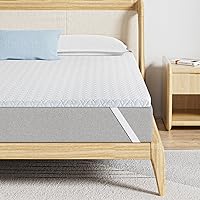 Maxzzz Mattress Topper Queen Size, 4 Inch Gel Memory Foam Mattress Topper with Cover Pressure Relief Soft Bed Topper, Non-Slip Design with Removable & Washable Cover, CertiPUR-US and Oeko-TEX