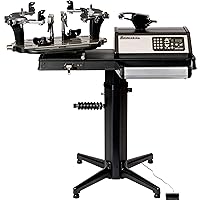 Gamma Professional Tennis Racquet Stringing Machine: Standing Racket String Machine with Digital Control Panel, Tools and Accessories Included – Tennis, Squash, Badminton, 2pt or 6pt