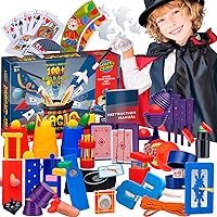 Learn & Climb Mega Magic Kit for Kids - Perform 100's of Today's Most Exciting Tricks - Magic Set with Tutorial Videos for Kids Ages 6-8, 8-10, 10-12