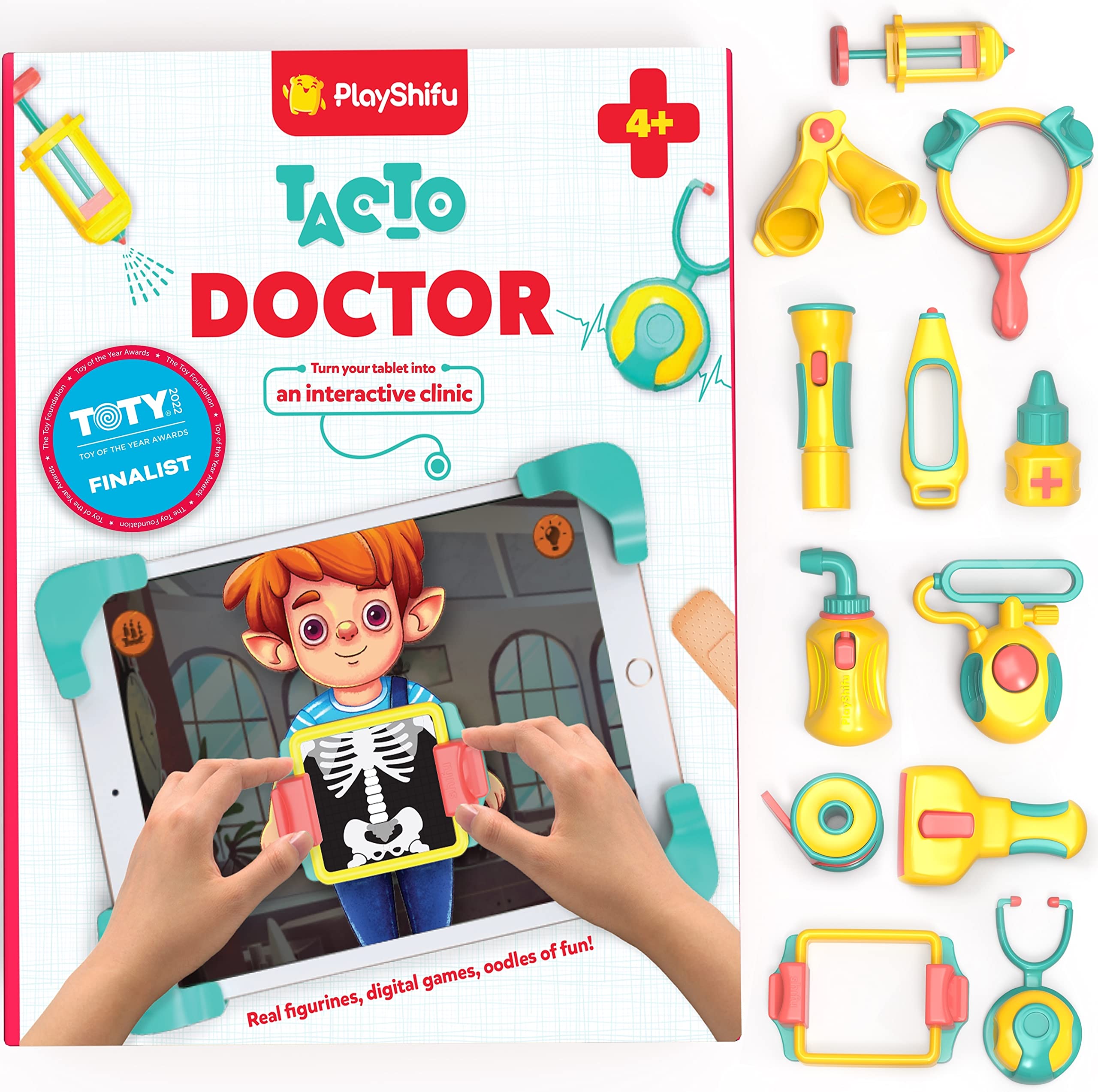 PlayShifu STEM Toys for Kids - Tacto Doctor (Interactive Kit + App) - Pretend Play with Real STEM Learning