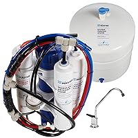 TMAFC Artesian Full Contact Reverse Osmosis System, 7-stages, Patented 2-Pass Alkaline Remineralization, Fast 4.5s Fill Rate, 8.5” catalytic carbon, 5-year limited parts