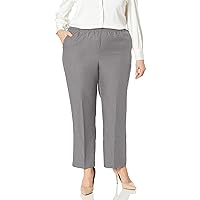 Alfred Dunner Women's Plus Size Poly Proportioned Medium Pant