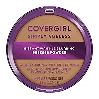 Covergirl Simply Ageless Instant Wrinkle Blurring Pressed Powder, Soft Honey,0. 39 Oz.