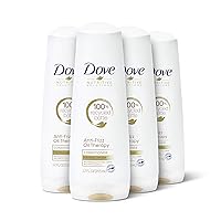 Dove Nutritive Solutions Dry Hair Conditioner for Frizzy Control Oil Therapy with Nutri-Oils Moisturizing Conditioner Formula Smooths Hair 12 oz, 4 Count