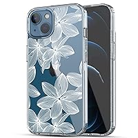 RANZ Compatible with iPhone 13 Case, Anti-Scratch Shockproof Series Clear Hard PC+ TPU Bumper Protective Cover Case for iPhone 13 (6.1