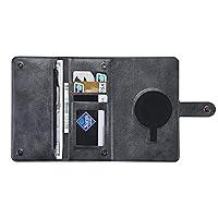 ViLi GV Galaxy S23 FE SCG24 Compatible Wallet Type Card Detachable Magnet 2 in 1 Case Separation Type 2-Way Card Storage Strap Notebook Type Black CGAS23FE -VL-GV-BK