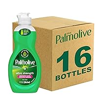 Palmolive Ultra Strength Liquid Dish Soap, Original Green, 9.7 Fluid Ounce, 16 Pack