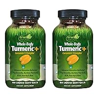 Whole Body Turmeric + Curcumin C3 Complex - 60 Liquid Soft-Gels, Pack of 2 - Supports Whole-Body Wellness - 60 Total Servings