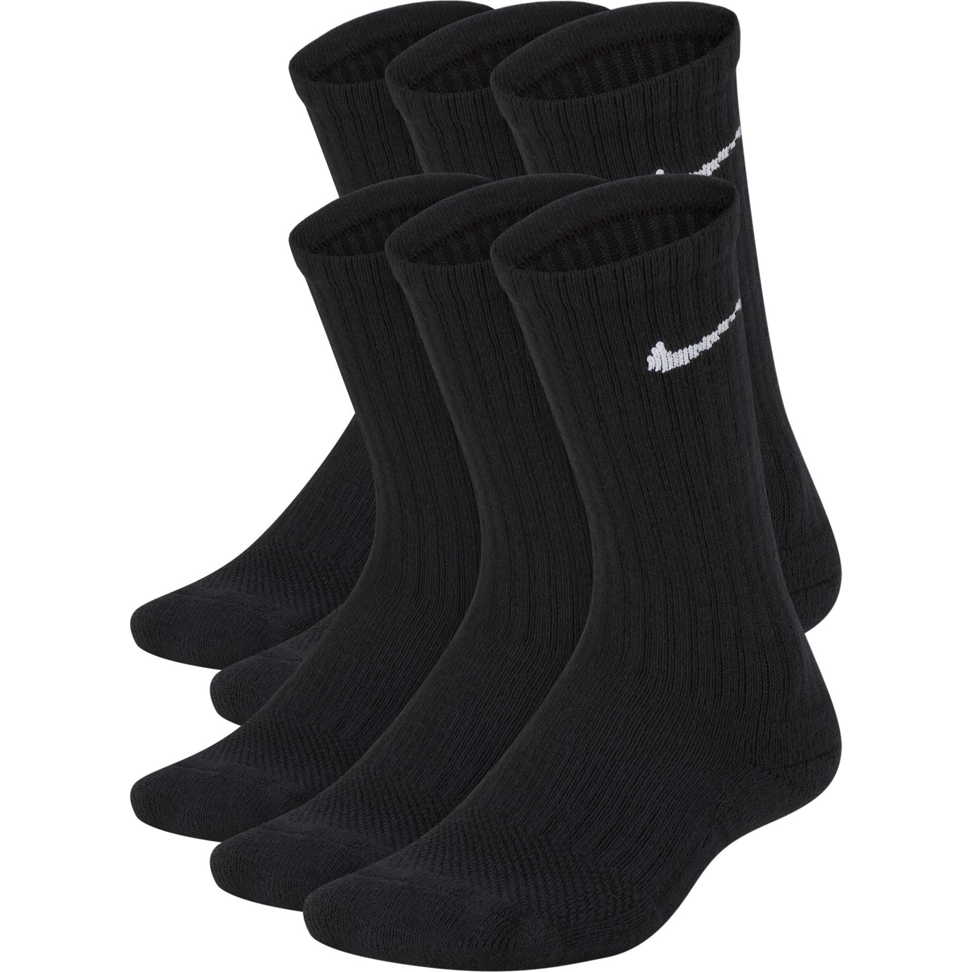 Nike Kids' Everyday Cushion Crew Socks (6 Pairs)