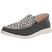 ROPER Casual Shoes Womens Hang Loose Leopard Black 09-021-1794-2978 BL