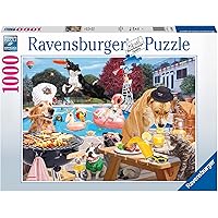 Ravensburger Dog Days of Summer 1000 Piece Jigsaw Puzzle for Adults - 16810 - Every Piece is Unique, Softclick Technology Means Pieces Fit Together Perfectly