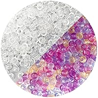  GMMA 1000 Pcs UV Pony Beads Color Changing Crafts