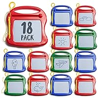 PREXTEX 18 Pack of Mini Magnetic Drawing Board for Kids - Mini Doodle Pad Bulk Toys for Party Favors for Kids 4-8 and 8-12 - Classroom Prizes, Goodie Bags for Kids Birthday Party - Kid Toys