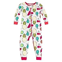 Organic Baby Baby Girls' Stretchie One Piece Sleepwear, Footless, Zipper