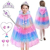 Princess Dress Up for Girls 4-6,Princess Dresses for Girls Toys for 3 4 5 6 7 8 Year Old Girls Gift Easter Birthday