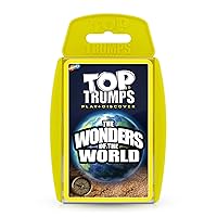 Top Trumps Card Game Wonders of The World - Family Games for Kids and Adults - Learning Games - Kids Card Games for 2 Players and More - Kid War Games - Card Wars - for 6 Plus Kids