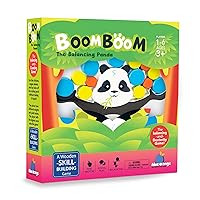 BoomBoom The Balancing Panda Fun Preschool Balancing Game – Award Winning Kids and Family Friendly Educational Panda Wooden Game by Blue Orange Games - 1 to 4 Players for Ages 3+