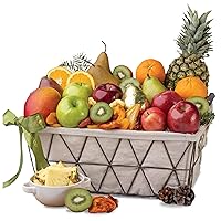 Orchard Celebration Fruit Basket, Fresh Fruit Basket for Any Occasion, Birthday Gifts for Women and Men