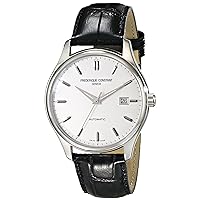 Frederique Constant Men's FC303S5B6 Index Analog Display Swiss Automatic Black Watch