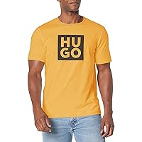 HUGO Men's Stacked Logo Cotton T-Shirt
