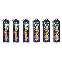 The Greatest Award Ribbons, 2 by 8-Inch, 6-Pack