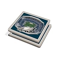 YouTheFan NFL Philadelphia Eagles 3D StadiumView Coasters - Lincoln Financial Field 4