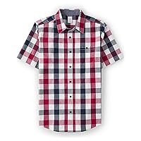 Boys' Dad and Son Matching Short Sleeve Button Up Shirt
