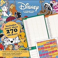 2024 Disney Classics Family Planner Wall Calendar with Reminder Stickers