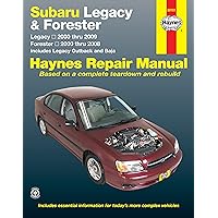 Subaru Legacy (00-09) & Forester (00-08) Haynes Repair Manual (USA) (Paperback) Subaru Legacy (00-09) & Forester (00-08) Haynes Repair Manual (USA) (Paperback) Paperback