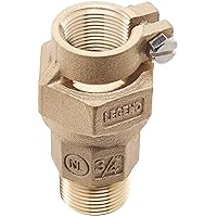 Standard Plumbing Supply 313-204NL LEGEND VALVE AND FITTING T-4300 No Lead Copper Tube Size Pack Joint with Male Iron Pipe Water Service Coupling Socket, 3/4