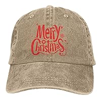 Merry Christmas C Trucker Hat Mens & Womens Breathable Practical Hip hop caps