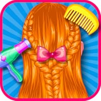 Braid Hairstyles Hairdo Girls Games become the best hairdresser Educational Games for kids - FREE