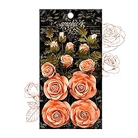 Graphic 45 4501786 Rose Bouquet Collection—Precious Pink Paper Flowers, Multi