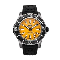 Breitling Superocean Titanium with Yellow Dial 48mm Mens Watch E17369241I1S1