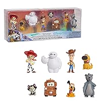 Just Play Disney100 Years of Being By Your Side, Limited Edition 8-piece Figure Set, Officially Licensed Kids Toys for Ages 3 Up
