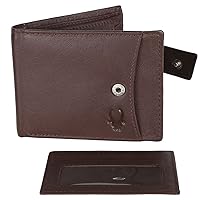 WildHorn Men's Leather Wallet Free Size Brown