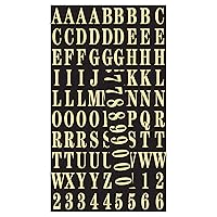 Hy-Ko Products MM-2 Self Adhesive Vinyl Numbers and Letters 1