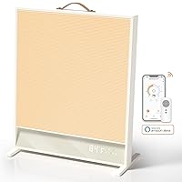 Portable Electric Space Heater - Safe and Quiet Heater for Indoor, Large Room, Office, Bedroom, and Garage Use, Advanced Far-Infrared Heat with Thermostat, No Fan & Light, Energy Efficient
