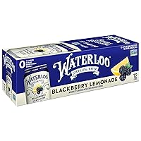 Waterloo Sparkling Water, Blackberry Lemonade Naturally Flavored, 12 Fl Oz Cans (Pack of 12) – Zero Calories and Zero Sugar or Sweeteners of Any Kind