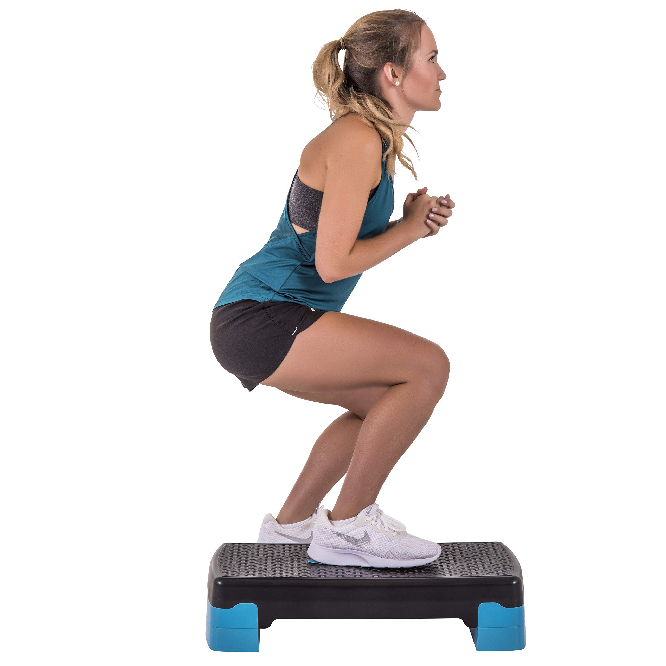 The Step Aerobic Platform for Home Workout, Aerobic Step Exercise Equipment for Exercise, Lightweight Adjustable Height Workout Equipment